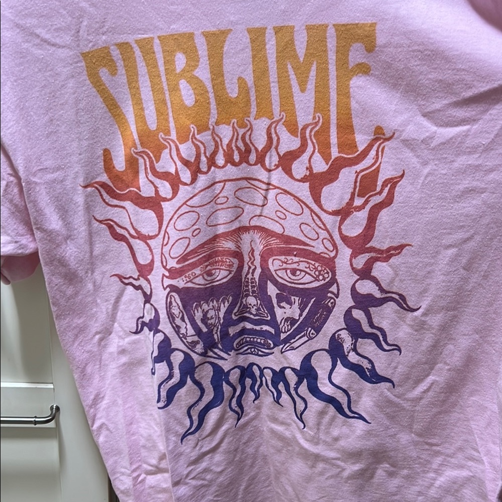 Sublime Pink Graphic T-Shirt - Picture 2 of 4
